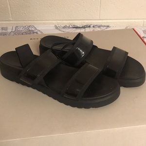 Black sandals